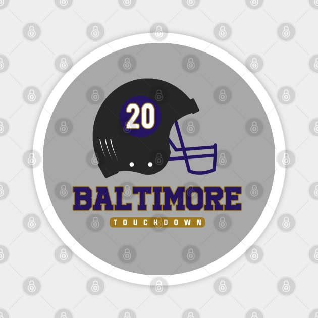 Baltimore Football Team Magnet by igzine